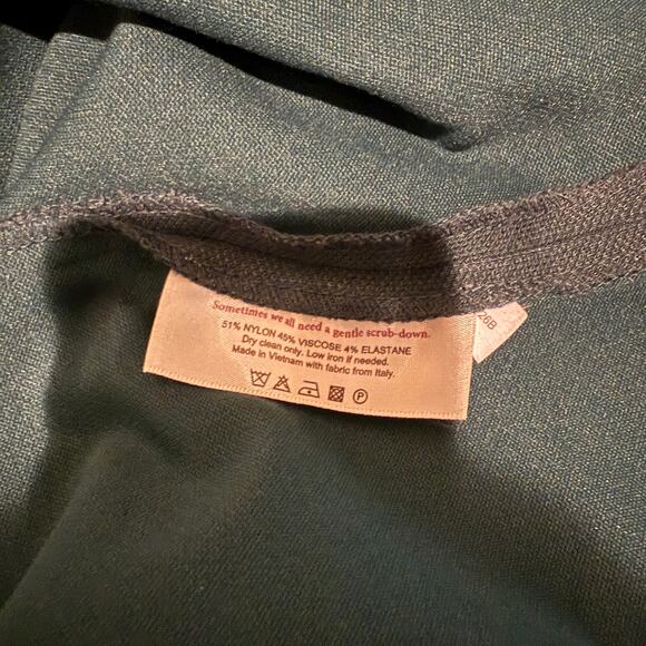 M.M. LaFleur Green Midi Dress Women’s Sz 2-Classic Workwear Sheath Minimalist - Picture 9 of 9